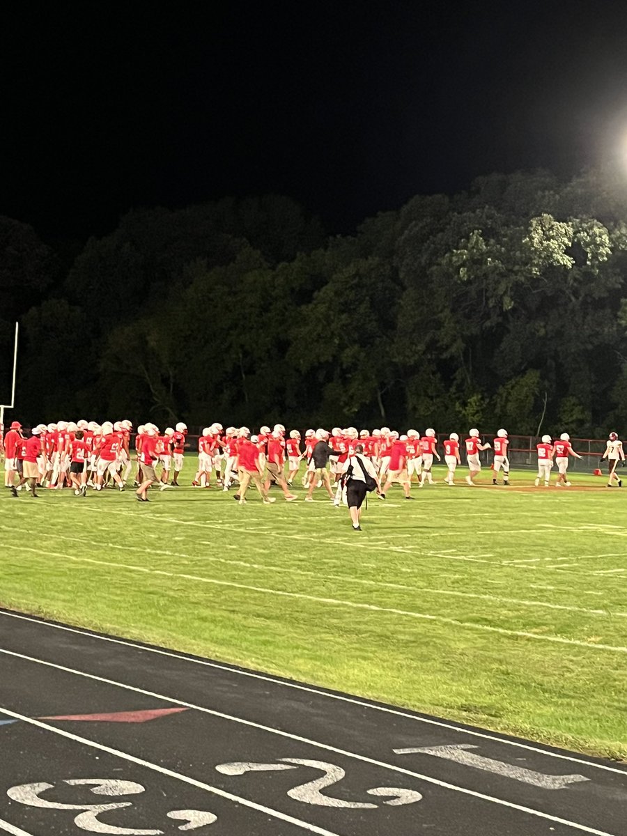 Final score 42-0 #ScarletPride