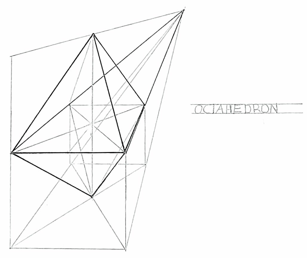 17/ Octahedron, one of the five platonic solids #plato #geometry #architecture #uap #drawing #art
