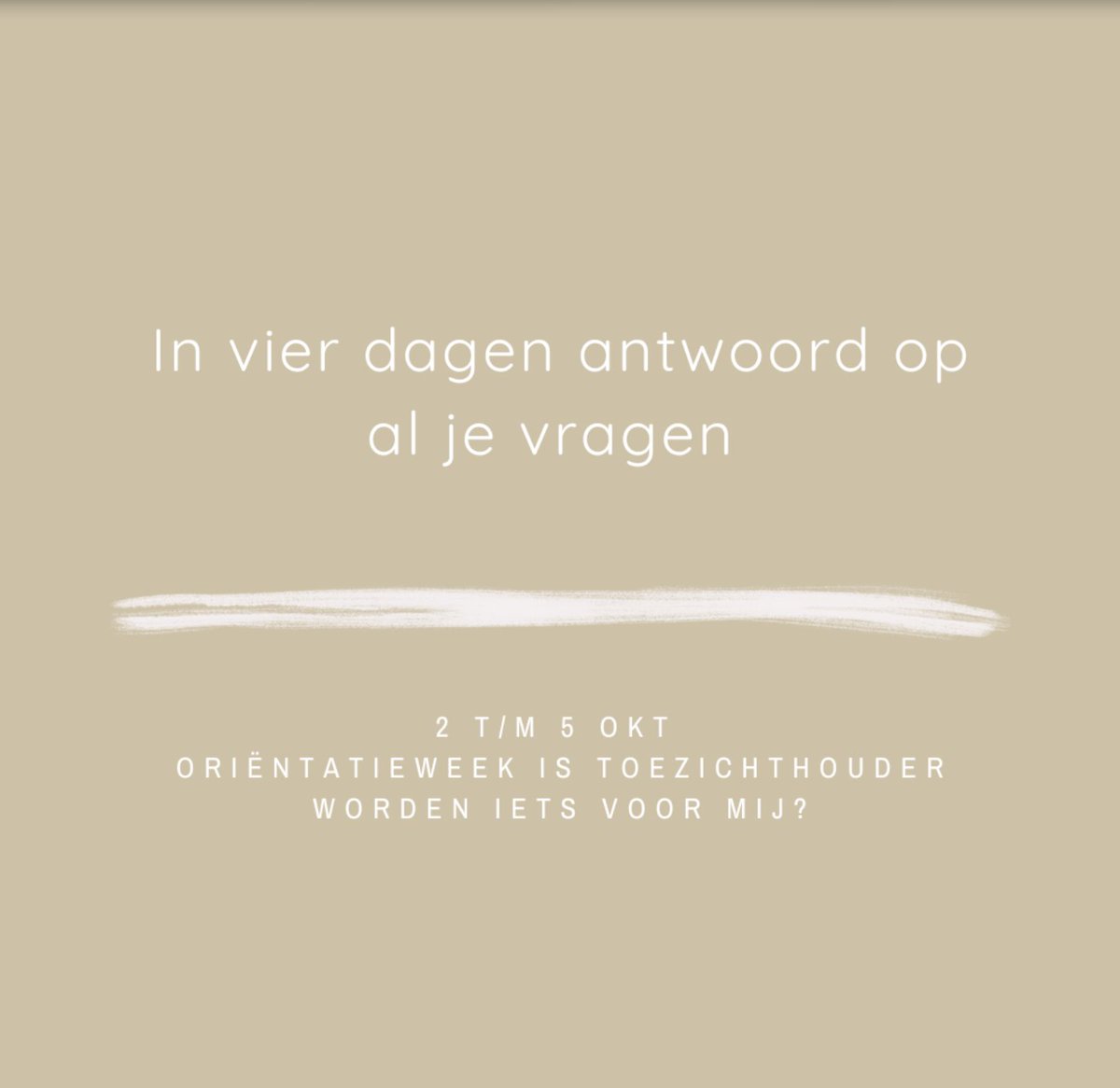 Vraag jij jezelf af of toezichthouder worden iets voor jou is? Neem dan deel aan onze oriëntatieweek! 

Schrijf je nu in: bit.ly/3zqaKQF

#personaldevelopment#motivation#management#leadership#sustainability#productivity#rvc#rvt#toezichthouders