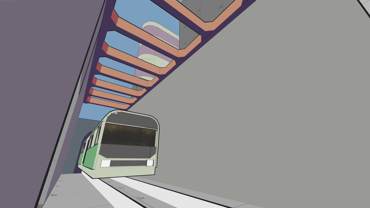 kylerblackmon's tweet photo. Some more map progress, and testing different line-widths. #leveldesign https://t.co/efAkiXi771