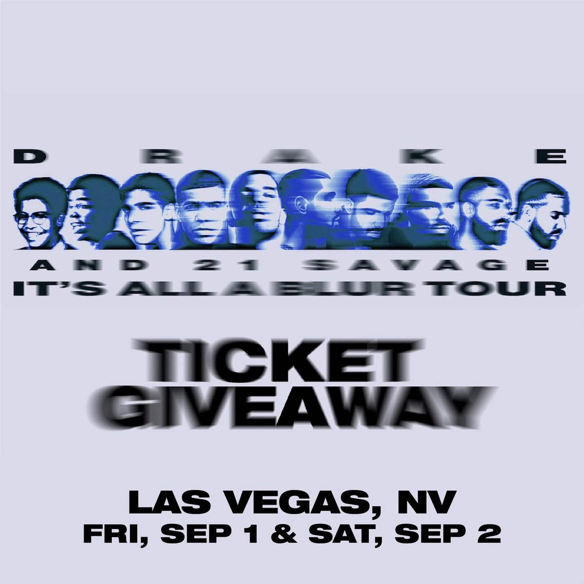WordOnRd's tweet photo. ITS ALL A BLUR TOUR TICKET GIVEAWAY 🎫

We’re giving away a pair of tickets for both nights in VEGAS🔥

To Enter: RT, tag a friend &amp; comment the date you like to attend. We’ll randomly pick one winner for each night and each winner will receive 2 tickets ✨ https://t.co/fVhKVzoHRD