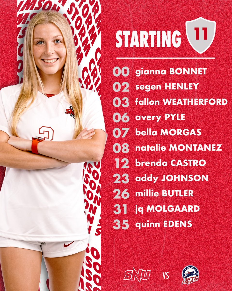 SNUSoccerW's tweet photo. Your 𝑺𝑻𝑶𝑹𝑴 starters 🤩

#BoltsUp⚡️ https://t.co/IAMbtGL4XX