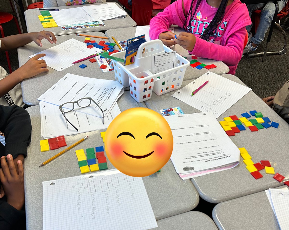 Our Blue Crabs are busy at work. 2nd graders are playing What’s Behind My Back and Check it Off. 4th graders are using their tiles and grid paper to determine the area of different rectangles. Loving all of the hands on math we have going on! ❤️<a href="/NealBlueCrabs/">Mary B. Neal Elementary School</a>