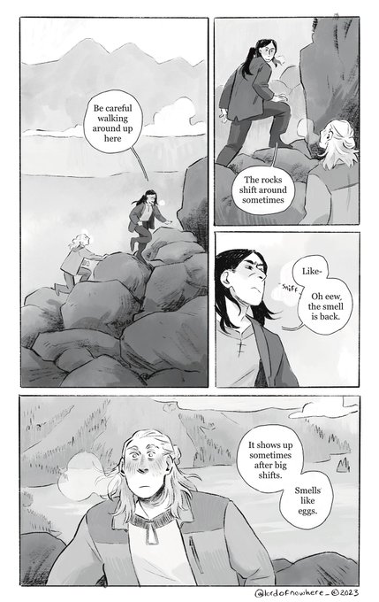 I missed #MicroComicSummer last year, couldn't pass it up again this time around. I didn't want to do anything crazy, so here's a comic about going on a hike :) 