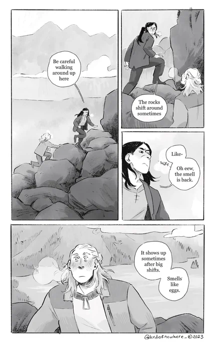 I missed #MicroComicSummer last year, couldn't pass it up again this time around. I didn't want to do anything crazy, so here's a comic about going on a hike :) 