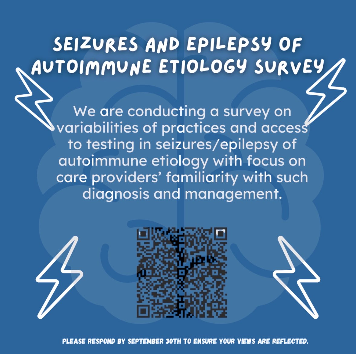 If your interested in epilepsy of suspected autoimmune aetiology please consider filling out and distributing this survey. uwo.eu.qualtrics.com/jfe/form/SV_2n… @CNSFNeuroLinks @EpilepsyTeamPEP #autoimmune #epilepsy