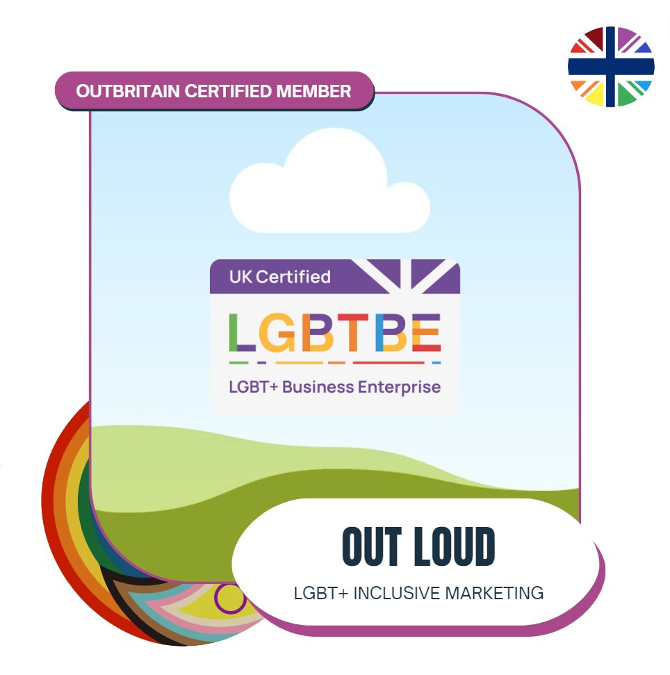 OUTloudLGBTQ's tweet photo. We're certified! 🌈

💖 @OutBritain https://t.co/1j2BsmYTQP