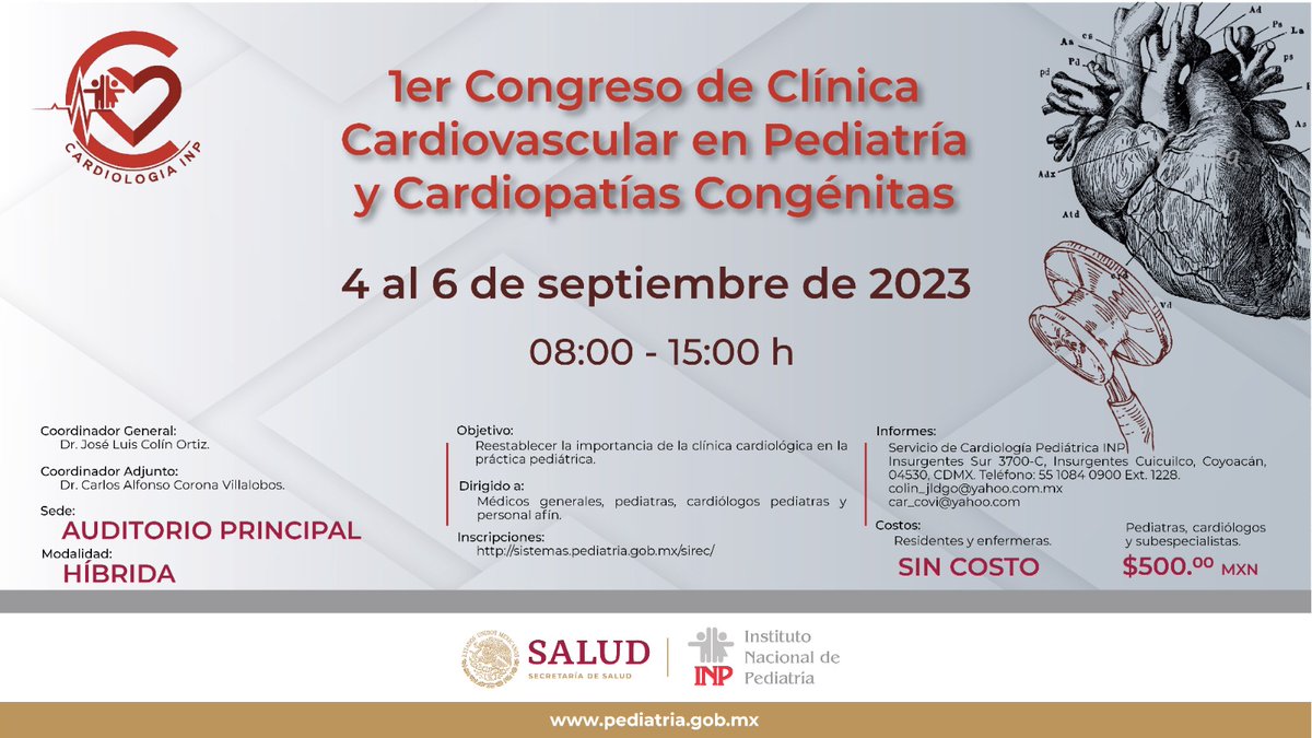 joa_granda's tweet photo. Un buen clínico cardiovascular en niñ@s y adolescentes permite prevenir, diagnosticar y tratar a tiempo. 
El pediatra debe tener el entrenamiento para la evaluación cuidadosa de la salud del corazón de nuestros pacientes. 🌼
.
Cordialmente invitados. 
#Híbrido
#Cardioped https://t.co/4d7SrncOBL