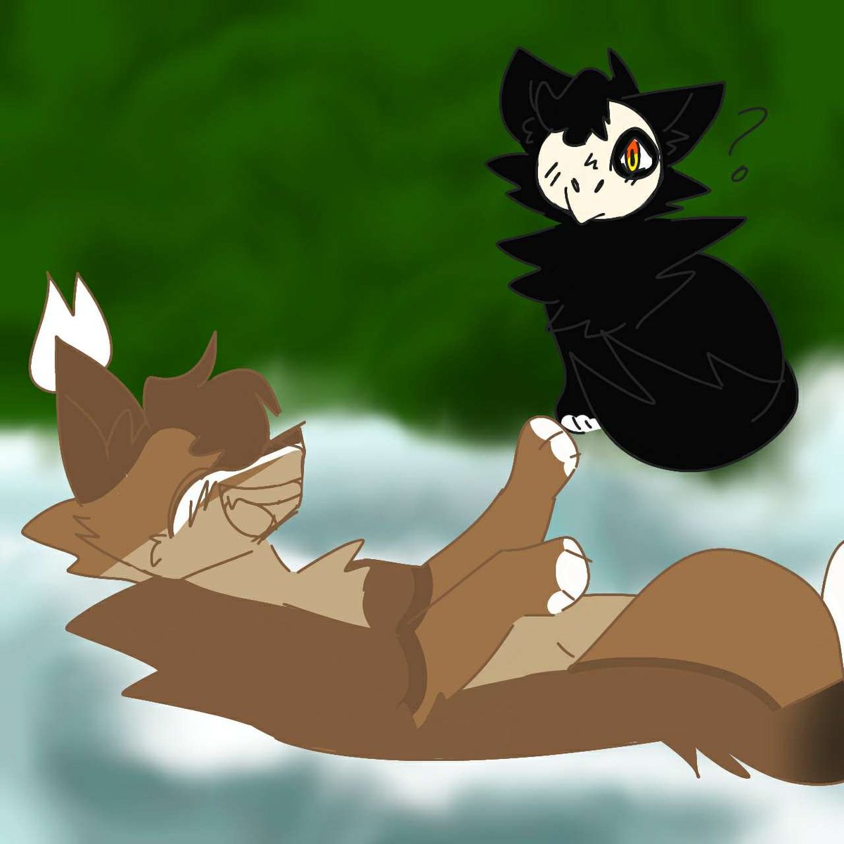 CatsInAFish's tweet photo. My art has definitely improved. And I love see theses two grow with my style. #artgrowth 💪 https://t.co/CqYKV5ySfE