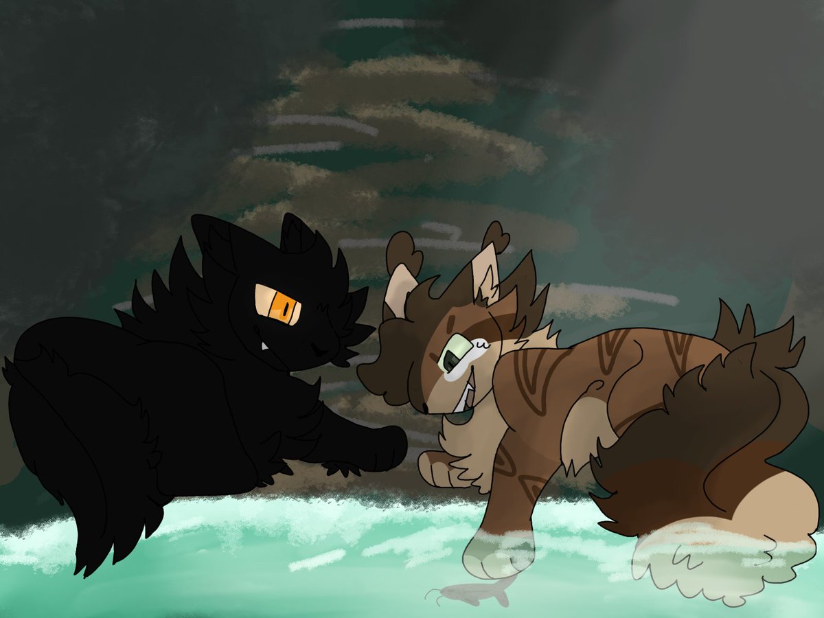 CatsInAFish's tweet photo. My art has definitely improved. And I love see theses two grow with my style. #artgrowth 💪 https://t.co/CqYKV5ySfE