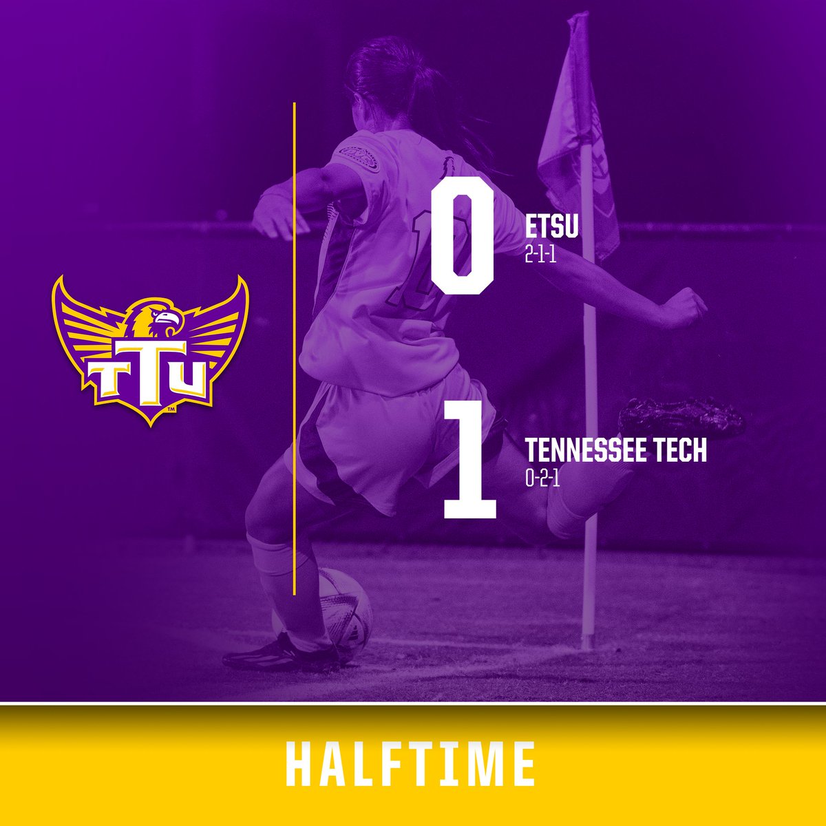 HT | TTU 1, ETSU 0

At the break, Tori Soutuyo's 1st career goal is the difference in Cookeville!

#WingsUp #OVCit