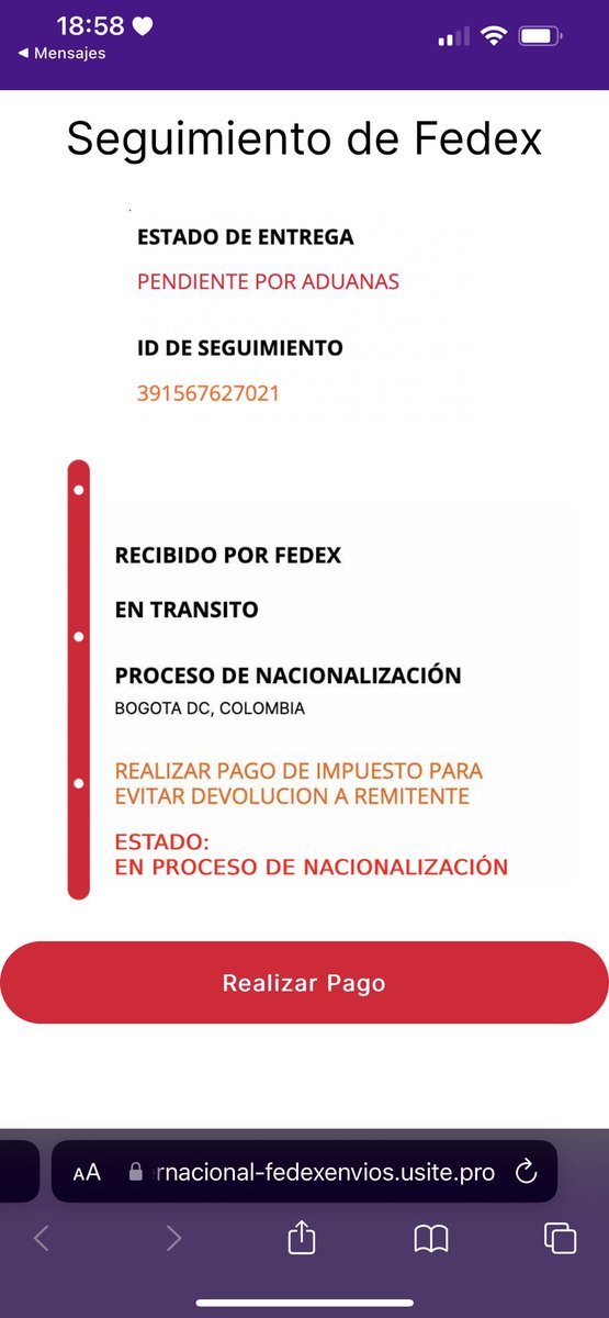 sindypa's tweet photo. Ya la estafa no es con #4-72 si no con #fedex jajajaja que ratas https://t.co/2I3cZNKVJA
