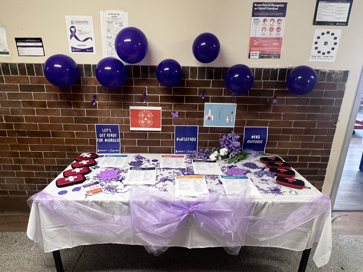 Today, on #OverdoseAwarenessDay, we reflect on this year's theme "Recognizing those people who go unseen,". To families grieving loved ones, healthcare workers and first responders providing compassionate care, &amp; frontline staff like those in our shelters &amp;  programs: #weseeyou