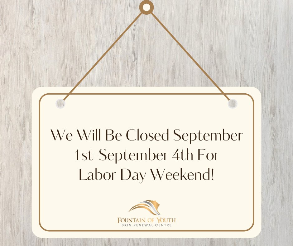 FOYSRC's tweet photo. We will be closed September 1st-September 4th for Labor Day weekend and we will resume normal hours on Tuesday, September 5th!

Enjoy your weekend! 😊 https://t.co/74cldwMUYZ