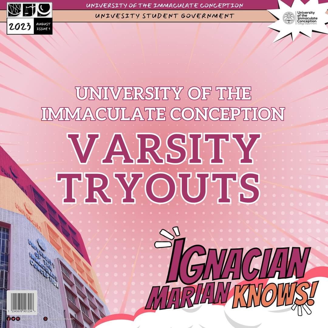 usguic's tweet photo. 🏆 Ignacian Athlete Tryouts 🏆

Showcase skills at varsity tryouts:
🏀 Basketball
🏓 Table Tennis
💃 Dance Sports
🏸 Badminton
♟️ Chess
🏐 Men’s/Women’s Volleyball
🥋 Taekwondo
🎮 ESports (Valorant, DOTA 2, ML)

📍 Coach queries: Approach. 
📍Sportswear. 

Good luck! https://t.co/MVIBf6aghp