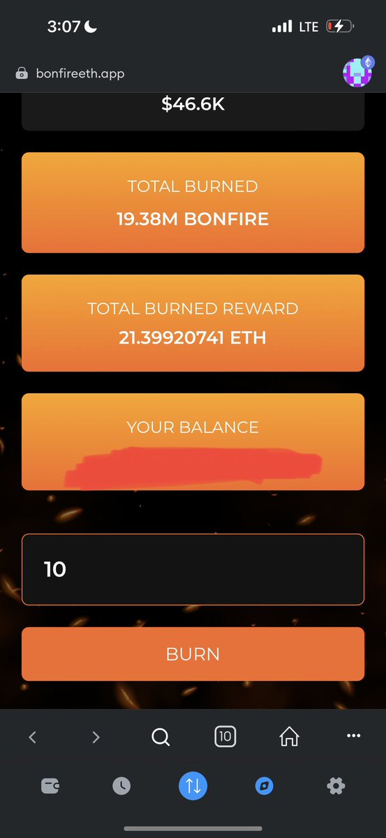 bonfireerc's tweet photo. 20% of the supply was burned in 48 hrs and 21.3 ETH was paid in rewards without effecting the chart 79% left to be burned whats going to happen after that? #Bonfire $bonfire https://t.co/sRng1c3Awz