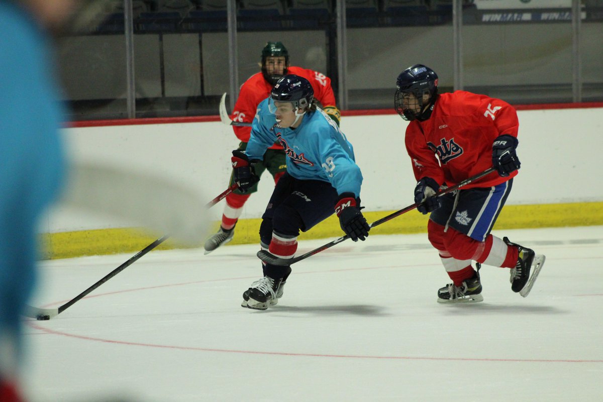 WHLPats's tweet photo. FINAL: Team Red 4🔴, Team Blue 3🔵

#IgniteThePassion https://t.co/zKG1lGgIhD