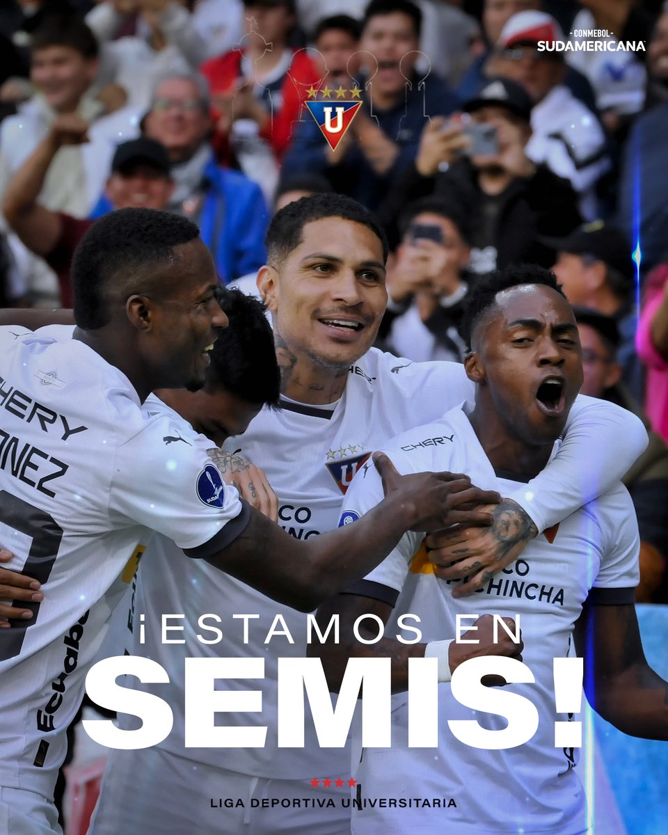 LDU_Oficial's tweet photo. ¡Seguimos haciendo historia en 🇧🇷!
¡ESTO ES LIGA CARAJOOOO! 

🗣️ #VamosLIGA #PorTuGente ⚪🔴
🏆 #Sudamericana https://t.co/fZ6fBhrv9M