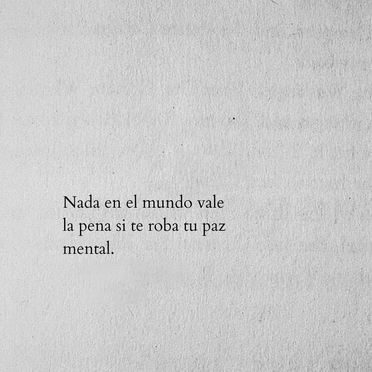 Nada vale la pena