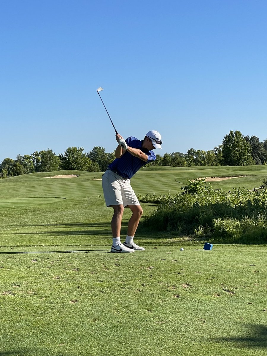 HBBoysGolf's tweet photo. After a tough day at Turnberry(342), the Jags rebounded with a score of 167 on the back 9 at Darby Creek! McKenzie Miller had a solid 37 and Tej Bulusu had a 41 to lead the Jags to a victory over Darby! https://t.co/MtVGkOhZL6