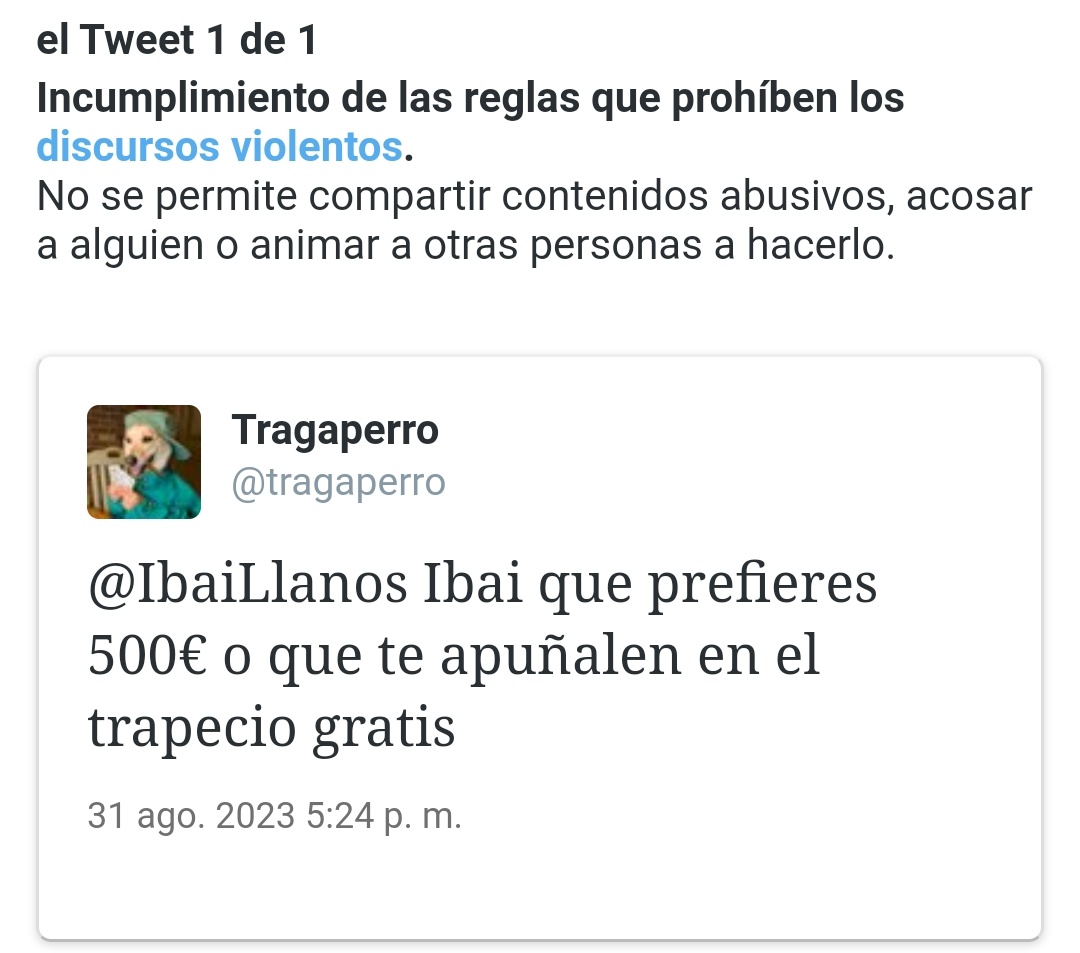 tragaperront's tweet image. 12 horas de cárcel por esta mierda. @IbaiLlanos esto es de escándalo coño