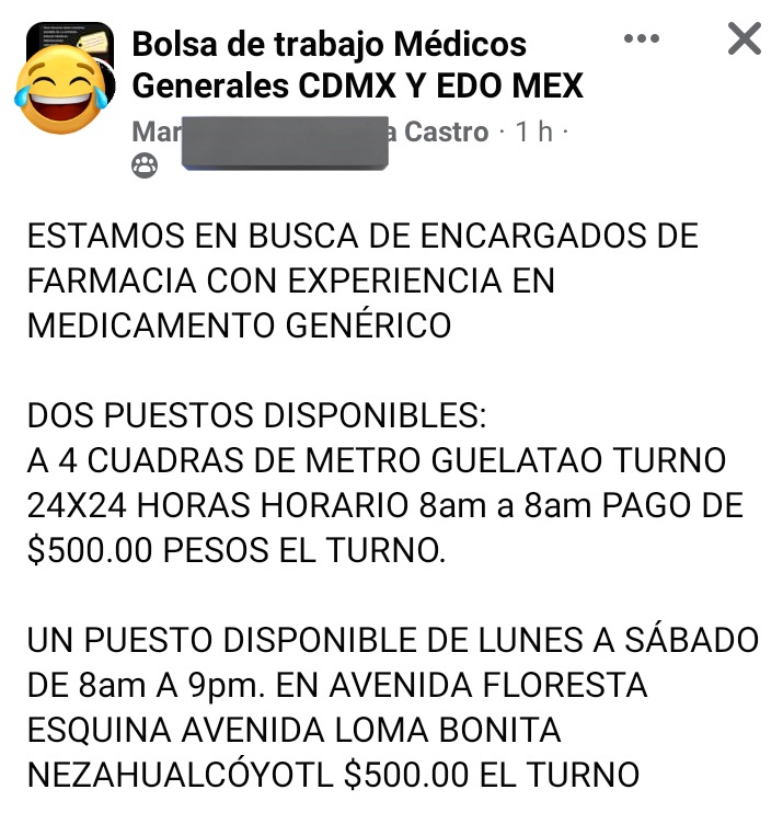 TerrorMedico's tweet photo. @la_de_rh Deja tú, esperan que aguantes el trafical, el tiempo de traslado, los constantes asaltos, los horarios de esclavitud y todo por la maravillosa cantidad de 500 pesos diarios 🤩🤩🤩 (si bien te va)

Me sale más barato quedarme en casa, neta. https://t.co/uNaLBUXM5O