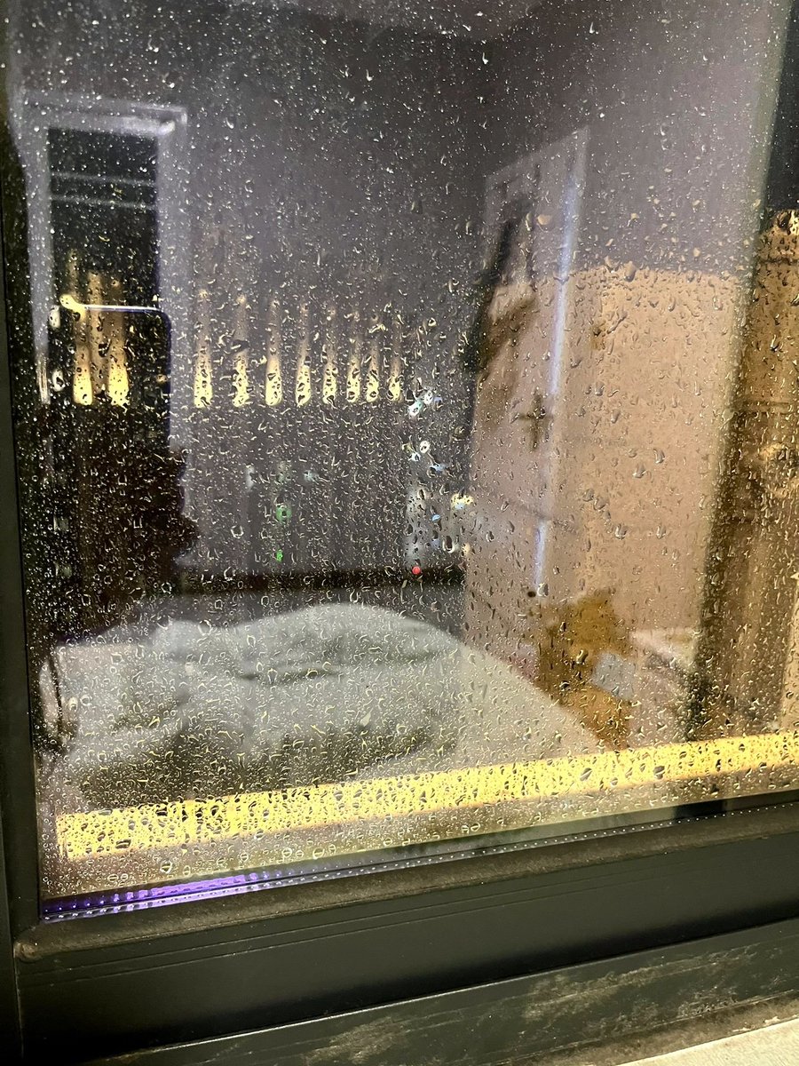 Love being by myself in my cabin on a rainy day and listening to the sound of the drops outside.