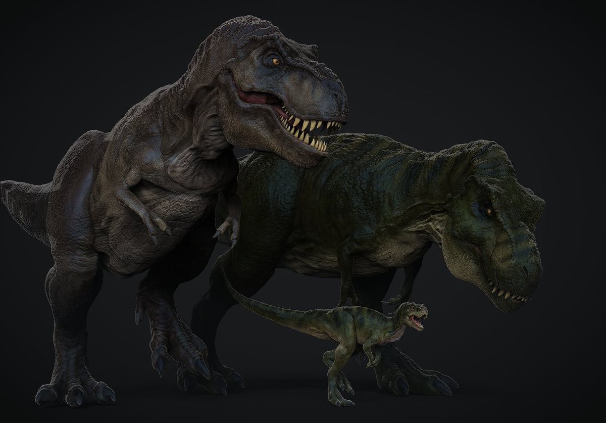 Tyrannosaurus rex family 

#tyrannosaurusrex #jurassicpark #JurassicPark30thAnniversary