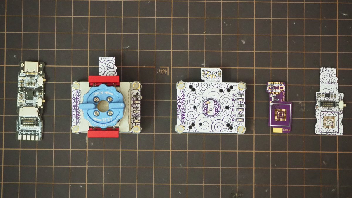 MC_Roly's tweet photo. 😃The brand-new purple PCB is coming, and the latest mmcblkNX V5 adapter is suitable for eMMC multiple transfer modes.
Superbuy: https://t.co/AGR4FasgWZ 
Pandabuy https://t.co/LgDV5ERHj8
CCSBuy: https://t.co/qd3tTGABlx 
Taobao: https://t.co/694WAFr5Wp https://t.co/hTSGD4foIM