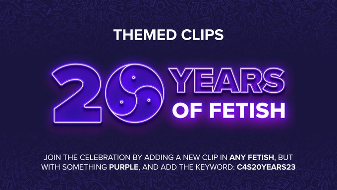 Fuel Your Fetish with C4S! It&rsquo;s time to celebrate 20 Years of Fetish with our themed clips promotion<a href="/tag/c4sbbw24"class="tags"><span>#c4sbbw24</span></a>