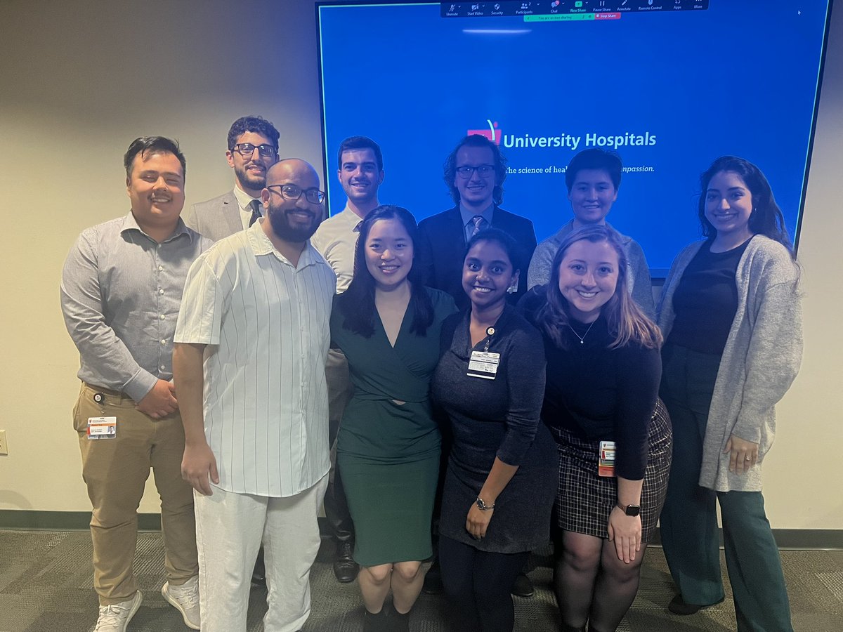 Successful 1st and hopefully annual @UHRadiology Trainee Research Symposium with presenters from @CleClinicLCM , @CWRUSOM , @NEOMEDedu , and @cwru imaging research. A great time hearing all the hard work from these graduate trainees!