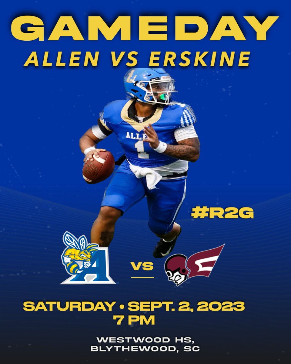 auyellowjackets's tweet photo. @AllenUniv Opens Football Season Saturday Hosting Erskine https://t.co/ghC58a7BrU  @teddyk95 https://t.co/K8jnmouHzs