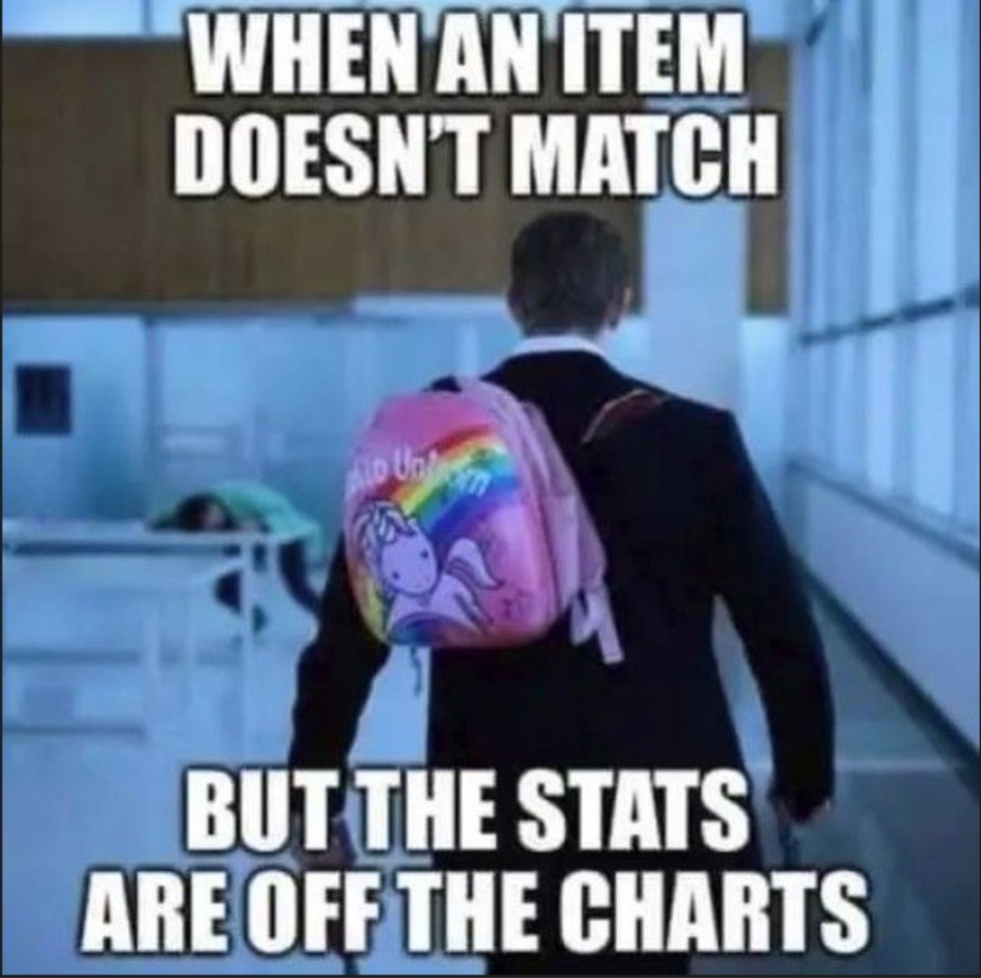 Stats always come first 😏