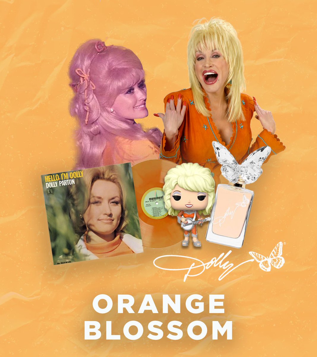 DollyParton's tweet photo. And last but not least, ‘Orange Blossom’! 🧡🌞🍁 https://t.co/k1oNDy64Rb #Dollycore https://t.co/J8qIY4mEW1