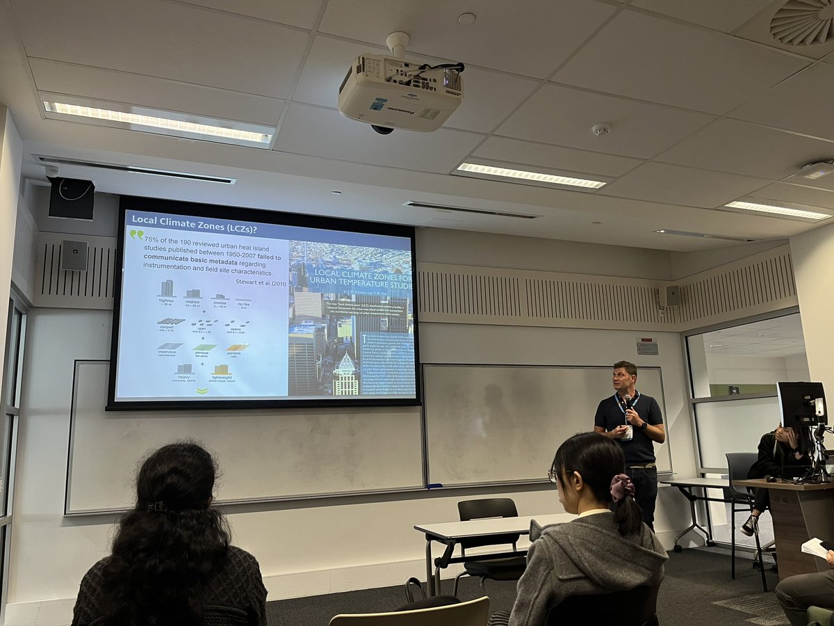 Mitali Joshi (@mitali411) on Twitter photo Special session on Wudapt in Mathews room 231 #ICUC11Sydney, a great kickstart by <a href="/mdemuzere/">Matthias Demuzere</a> on LCZ database. Special session on Wudapt in Mathews room 231 #ICUC11Sydney, a great kickstart by <a href="/mdemuzere/">Matthias Demuzere</a> on LCZ database.