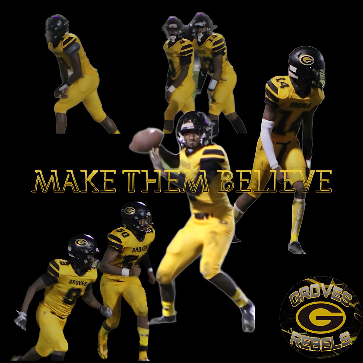 Tomorrow we… #OneTeamOneFamily #BeTheChange #WeCanWeWillWeMust #GovesBoyz #RetuningPrideToTheWestside #RepTheG @GROVESREBELS_FB @GrovesRebels