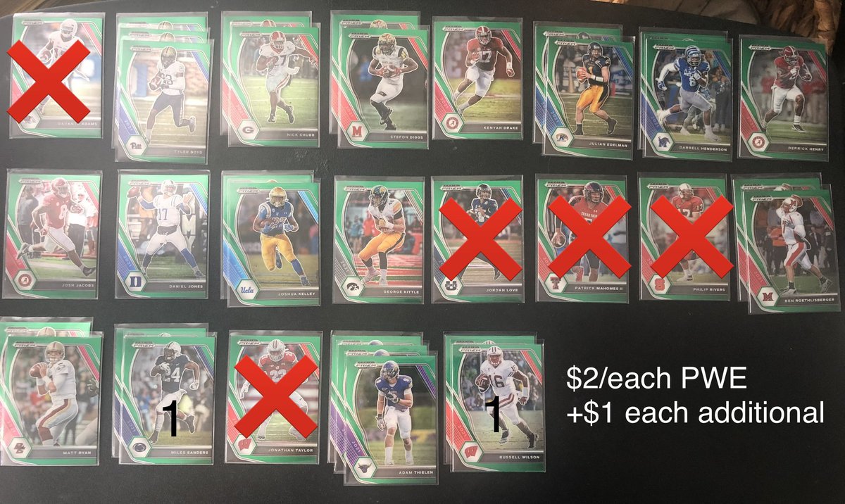 RobRipsCards's tweet photo. @HiveCards $1/each + $1 pwe (up to 4) https://t.co/1ogHvLofMT