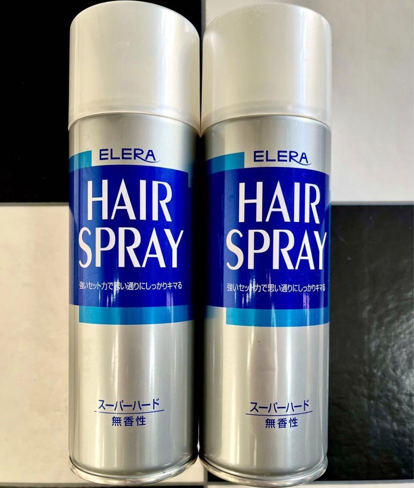 10本セット販売！【エレラ】ヘアスプレー スーパーハード 無香性➀ 汚かっ 