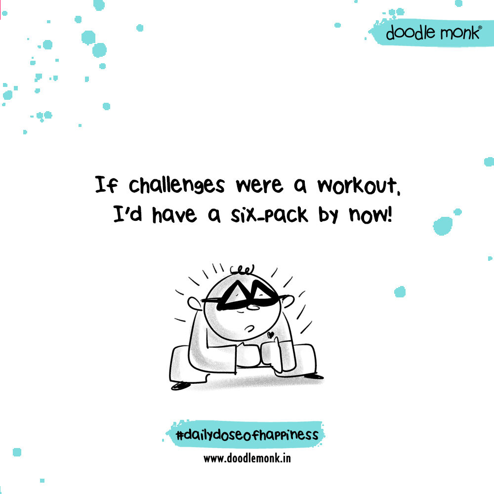 DoodleMonk's tweet photo. Challenges might be tough, but a good laugh can make them feel a bit lighter!
Happy September people ;) !
#dailydoseofhappiness #doodlemonk #morningvibes #septembermonth https://t.co/o5zz1TUeAc