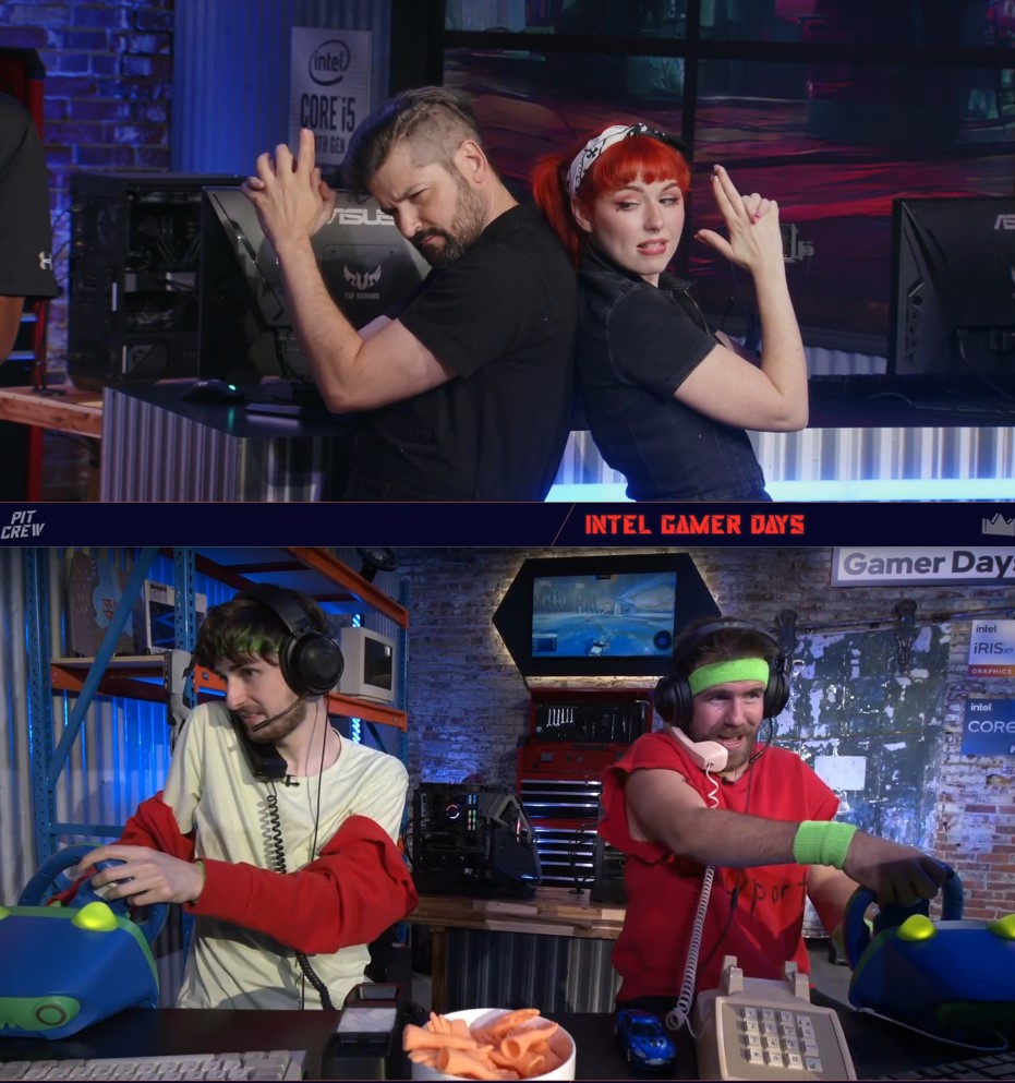 Congratulations to @NotSaige and @acarboni for winning today on Pit Crew! Your power of friendship was strong. @Rizzo_TV and @Jonsandman you both take the L, but you definitely had some downgrades. @thatgrltrish and @Malik4Play rocked it as hosts!