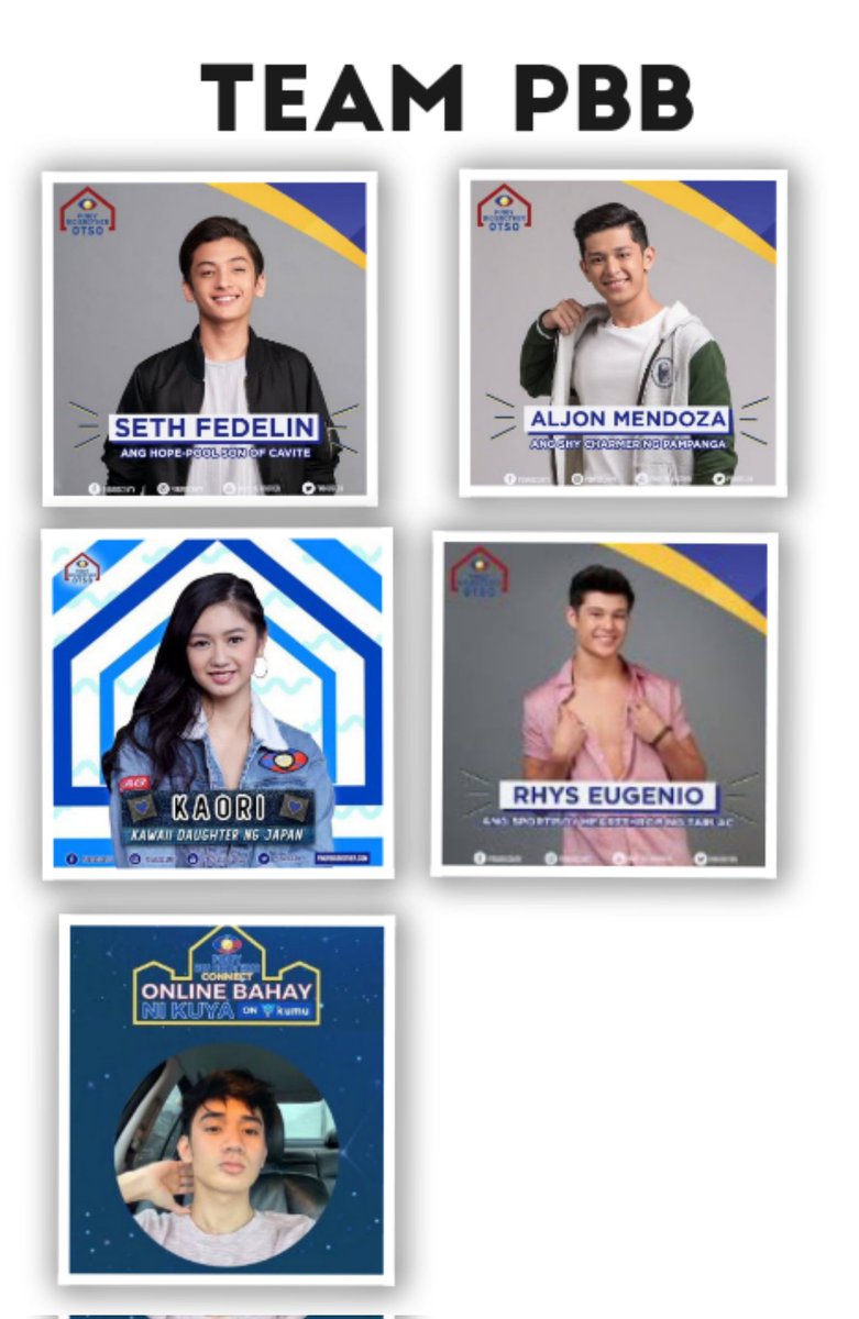 kye___a's tweet image. TEAM PBB VS TEAM PABIBI 

sinong mas angat?? sinong mas lamang?? 😖 VOTE NOW!

TO SAVE :
#BBS(NAME) 
TO EVICT :
#BBE(NAME) 

(Oo pag tripan ko muna sila while waiting for fractured WHAHAHA)
#FranSeth | #KaoMiah 
#SeVen | #DanRhys