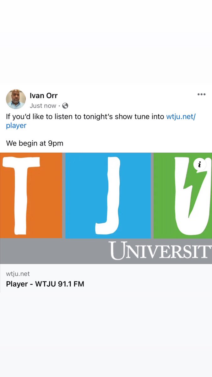 On the radio right now with my man Ike! Tune in at the link below.