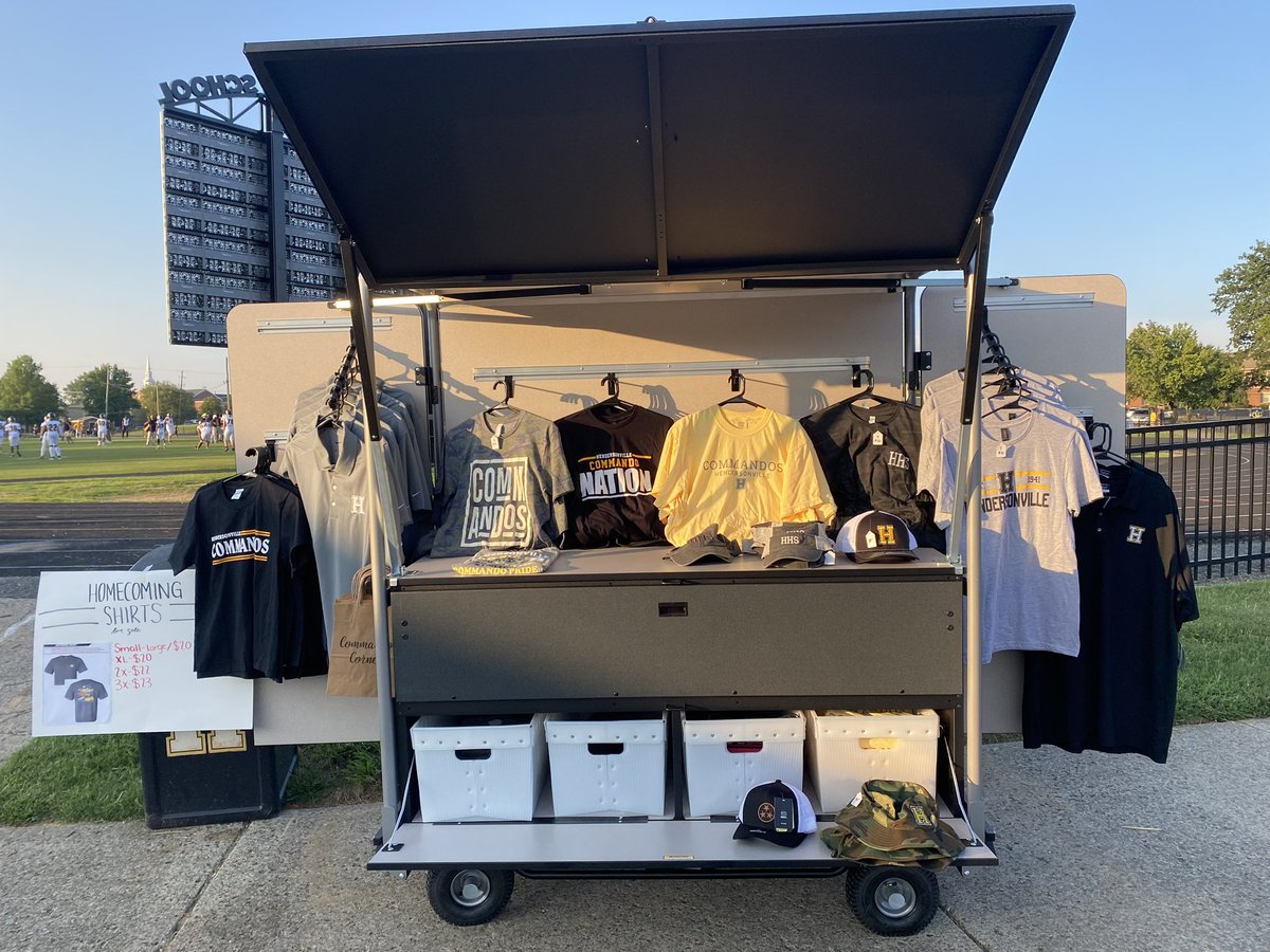 Have you seen our mobile Commando Corner store yet? Be sure to stop by and support our marketing department by shopping your fave Commando merchandise at the game tomorrow night! #GoCommandos #CommandoPride #CommandoCTE