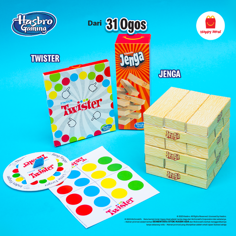 McDMalaysia's tweet photo. Menang atau kalah, cipta memori bersama rakan dan keluarga dengan koleksi klasik permainan Hasbro. 🎲 Sebelum mula, pilih team ikut suka!

Dapatkan kesemua 8 permainan PERCUMA dengan Happy Meal. Pesan sekarang di restoran McD, Bawa Pulang, McDelivery atau melalui Pandu Lalu.