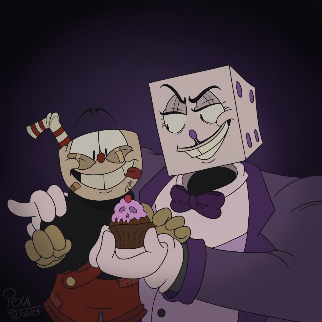 🌸🌱ArinaX7🌱🌸 على X: ✨King Dice humanization✨ #cupheadshow #Cuphead # KingDice  / X