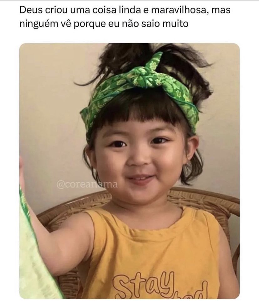 #Escorpião 

Não saio muito mesmo!