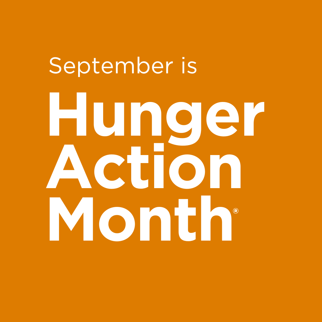 biggertablechi's tweet photo. September is #HungerActionMonth, a month dedicated to spreading awareness and taking action to end hunger in America. Every action―big or small―is one step closer. 

@FeedingAmerica https://t.co/fGWStO2vUb