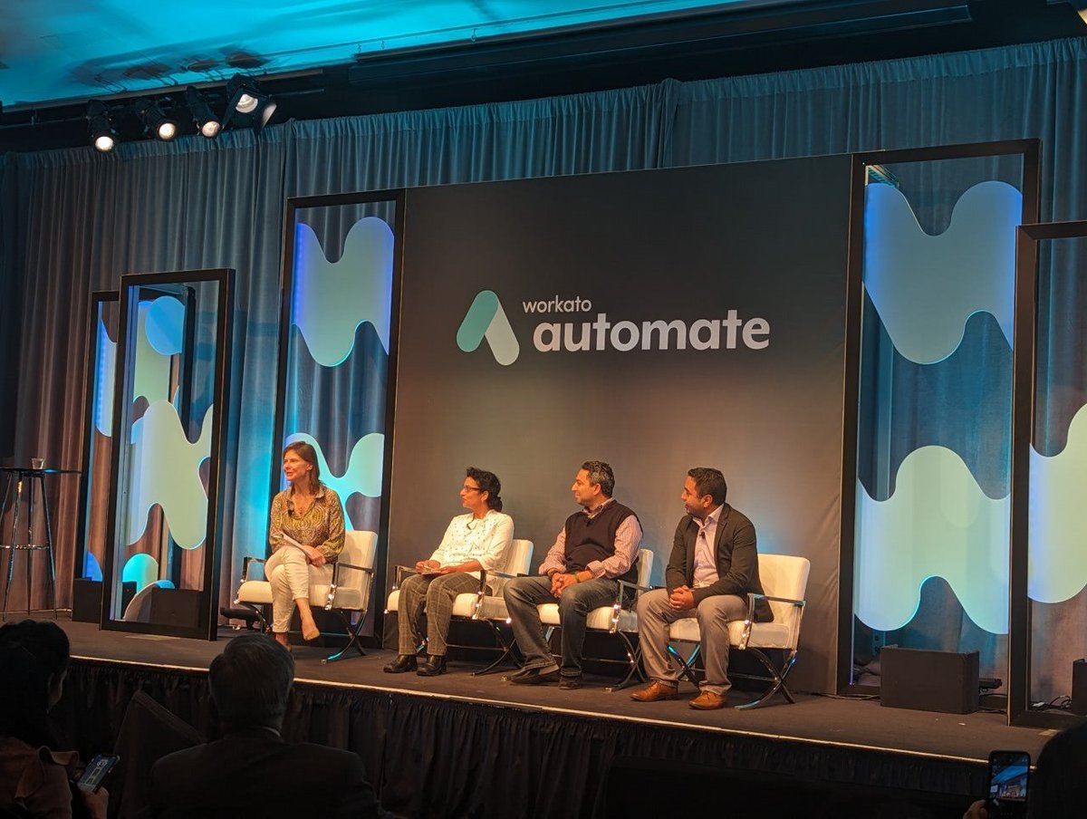 Automating operations management, help desk, hr, marketing has so much potential. So much creativity to come. We are just at the beginning.  @workato #automate2023