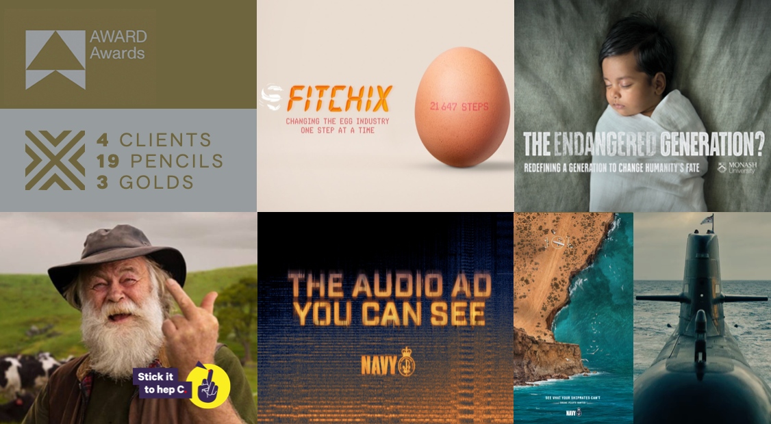 VMLY&amp;R Australia and New Zealand took home 19 pencils across 4 clients at the AWARD Awards - including three gold for our work with Honest Eggs Co. for FitChix!…so, a Friday toast is definitely in order 👏🥂Check out the work highlights: l8r.it/whWs #fbf #wearevmlyr