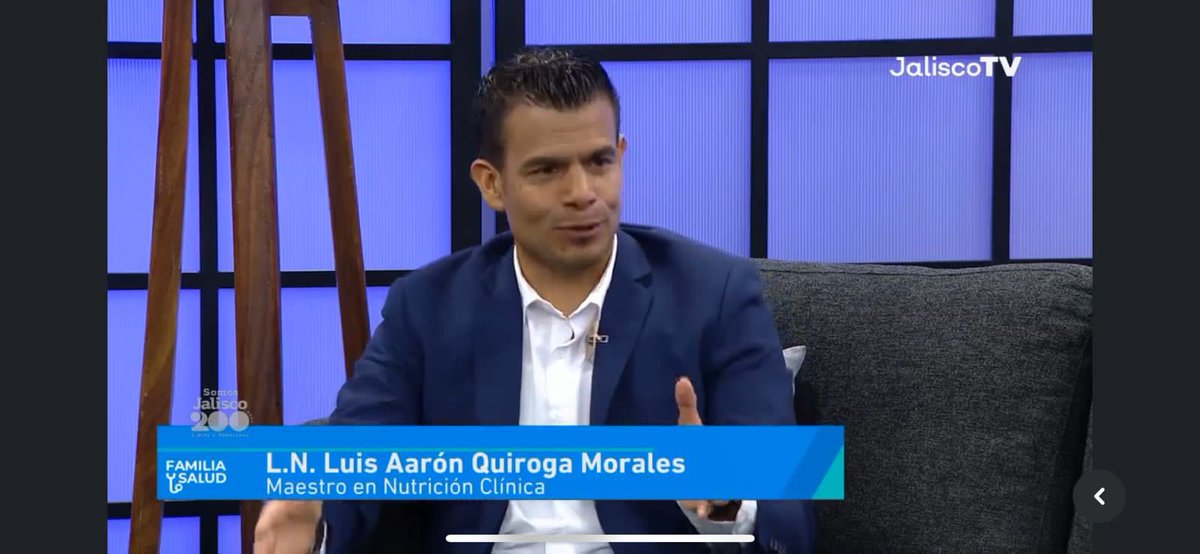 Agradezco a <a href="/JaliscoTV/">JaliscoTV</a> la invitación al programa #FamiliaySalud📺 

▫️Hablamos de las consecuencias de un bajo #peso en los diferentes etapas de la #vida 

▪️Recordando que el peso ⚖️no es por si solo un indicador de salud , menos de #bienestar

#nutrición #salud #ejercicio